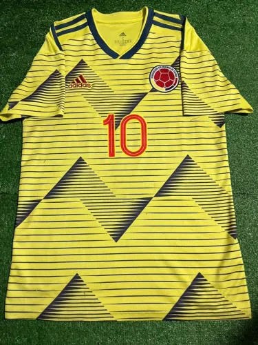 Camisa Seleção Colômbia Home 2019 #10 James Rodríguez