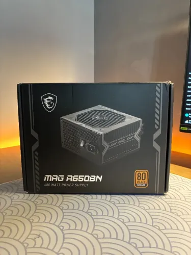 fonte PC MSI MAG 650W, 80 Plus Bronze