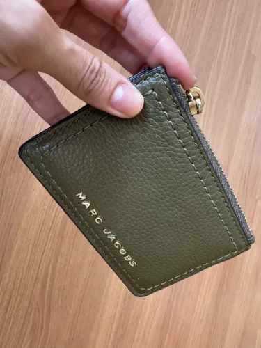 Carteira couro Marc Jacobs 