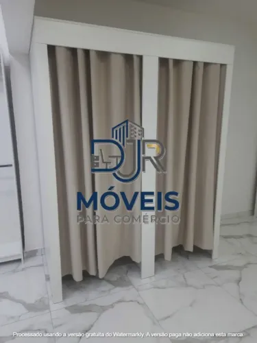PROVADOR DE ROUPAS DUPLO - BRANCO - MDF - NOVO - ENTREGA RÁPIDA