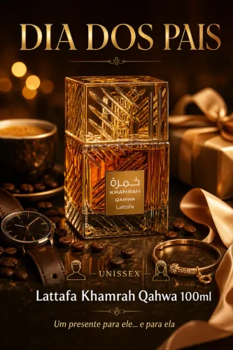 Khamrah Qahwa 100ml | Café + Baunilha + Frete Grátis ?