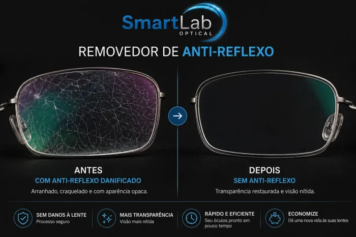 Remover riscos e anti-reflexo