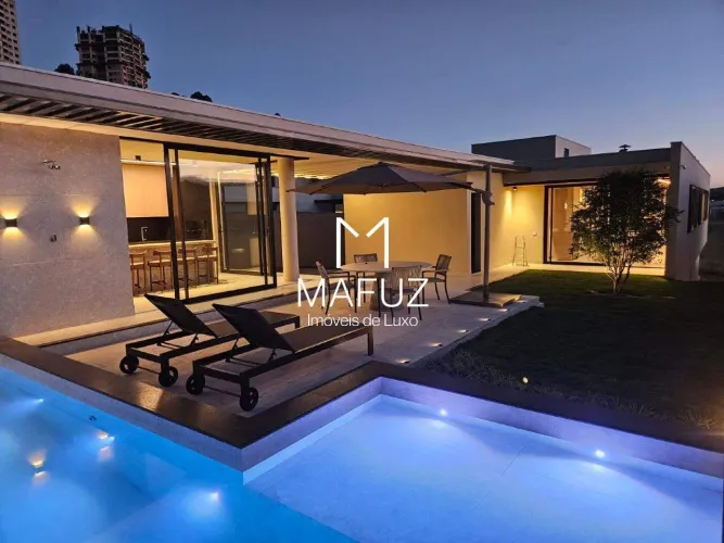 CASA À VENDA COM 4 SUÍTES, ESPAÇO GOURMET COMPLETO E VISTA PARA LAGOA - Alphaville Lagoa d