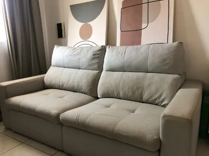 Sofá cama 3 Lugares Retrátil Hera