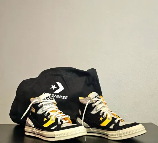 Tênis Converse ERX 260, usado 1 vez<br>branco, cano alto