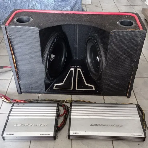 KIT SOM AUTOMOTIVO COMPLETO JL AUDIO 