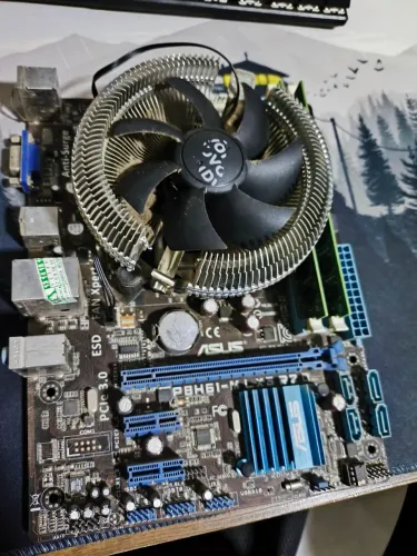 Kit Placa Mãe Asus P8H61-M + Intel i7 2600 + 16GB RAM + Cooler