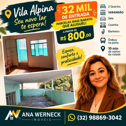 VILA ALPINA: R$ 32 MIL DE ENTRADA + PARCELAS DE R$ 800! SAIA DO ALUGUEL!
