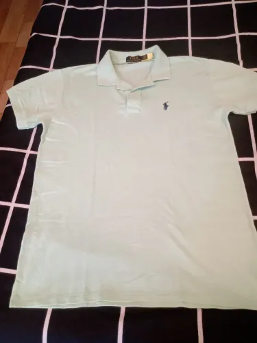 Camisa polo verde menta