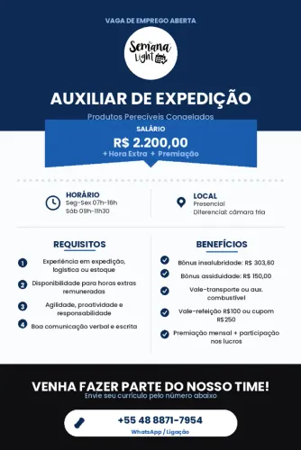 AUXILIAR DE EXPEDIÇÃO - POA