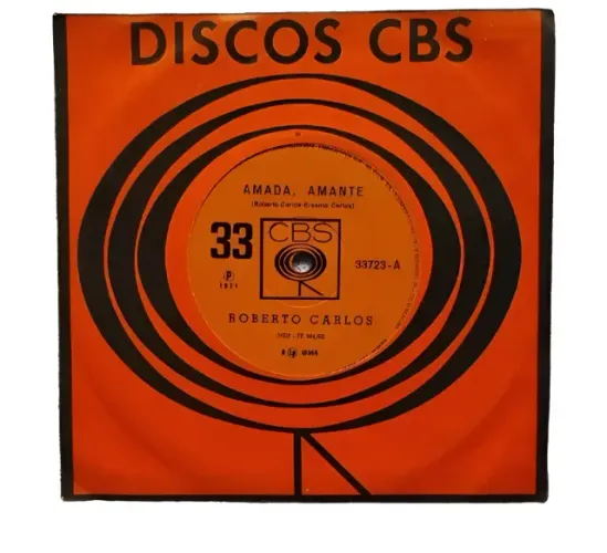 DISCO de Roberto Carlos " Amada, Amante " &  " Eu Só Tenho Um Caminho " VENDA FILANTRÓPICA