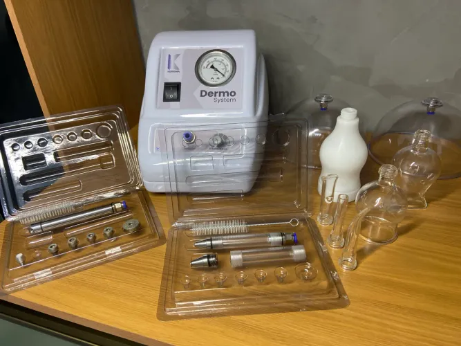 Aparelho Vacuo Endermo Completo Kit Facial Corporal Pump Up
