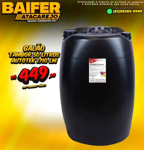 Galão Tambor 50 Litros Autotek 1710 LM