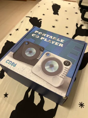 CD PLAYER TOCA CD PORTÁTIL BLUETOOTH