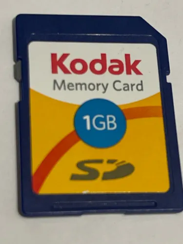 Cartão de memória SD da marca Kodak 1 GB ( Vintage )