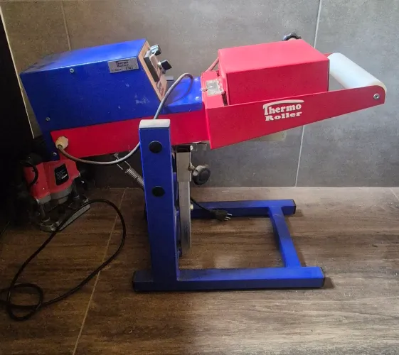 Prensa Térmica Plana / Giro 360° Thermo Roller - ótimo estado