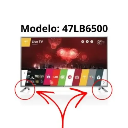 TV LG 47LB6500 - Base