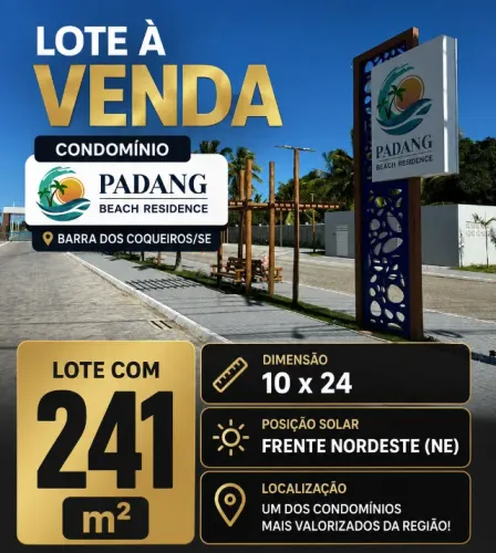 Lote / Terreno no Padang Beach Residence - 242 m²
