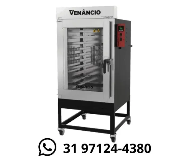 Forno Turbo 10 Esteiras a Gás Venâncio Novo
