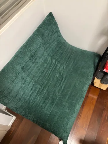 Sofá Togo Boucle Retro 2 Lugares Verde Otimo Estado