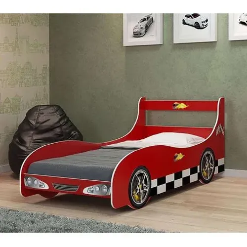 Cama infantil carros rally
