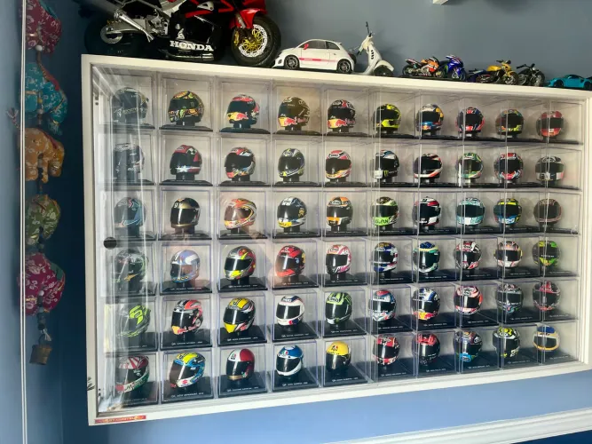 Coleção mini capacetes Moto GP