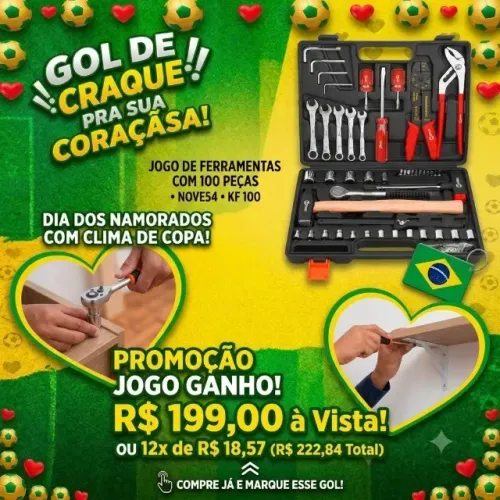 Promoção Presente do dia dos namorados Ferramentas