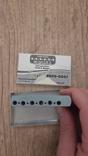 Bloco ponte stratocaster Manara 100% aço fender