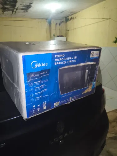 Microondas na caixa, lacrado