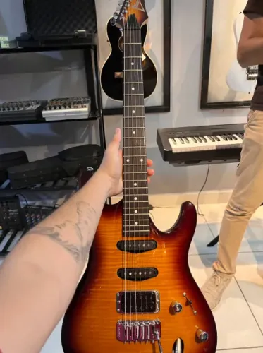 Ibanez SA Flamed Sunburst (2017) c/ Upgrades Premium - Preço pra sair rápido