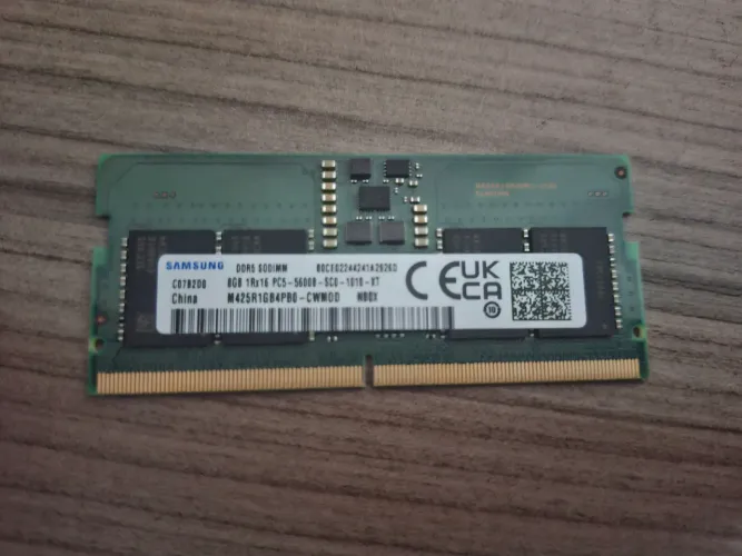 Memória RAM 8GB DDR5 5600MT/s Samsung - NOVO (SODIMM)