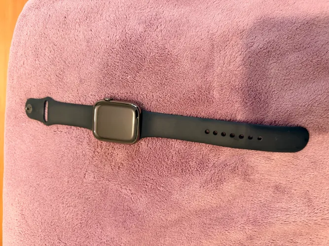 Apple Watch Series 9 45mm - Aço Inoxidável (GPS + Cellular)