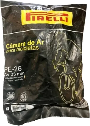 Câmara Aro 26 Com Válvula Bico Grosso Pirelli