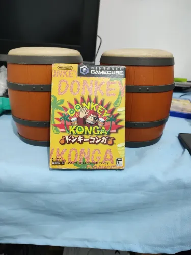 DK Bongos original para Game Clube + jogo Donkey Konga