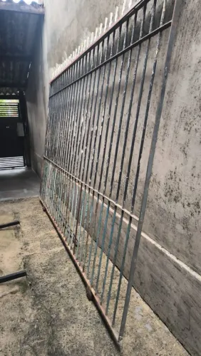 Portão de ferro maciço 3,12 X 2,10