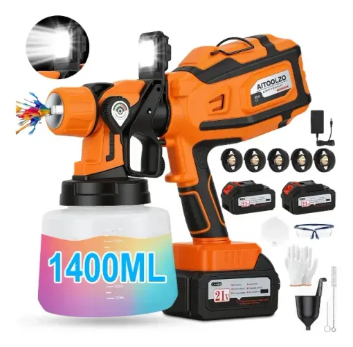 Pistola De Pintura Pulverizadora 1400ml Aitoolzo