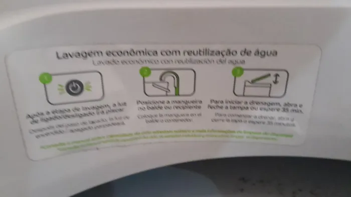 Máquina de lavar faz tudo