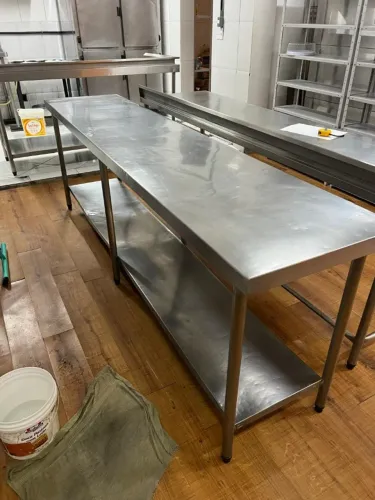 Bancada de inox industrial