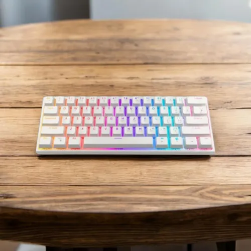Teclado mecânico com RGB personalizável 