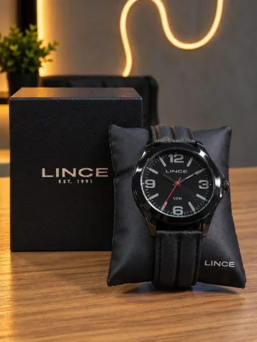 Relógio Lince Masculino Preto 46mm Original