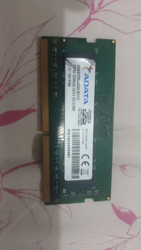 Memória ram ddr4 4gb sodimm 3200mhz