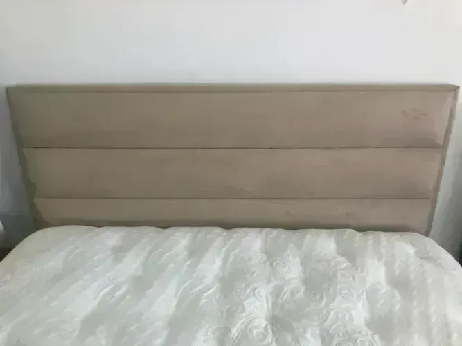 Cabeceira Wave Estofada Para Cama Box Queen 158x127cm F.A Colchões- Select Colchões