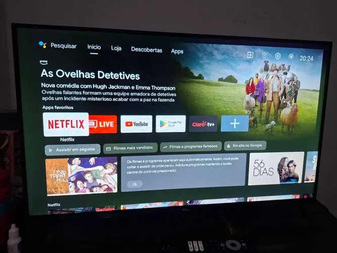 VENDO OU TROCO - TV TCL SMART 32" ANDROID TV
