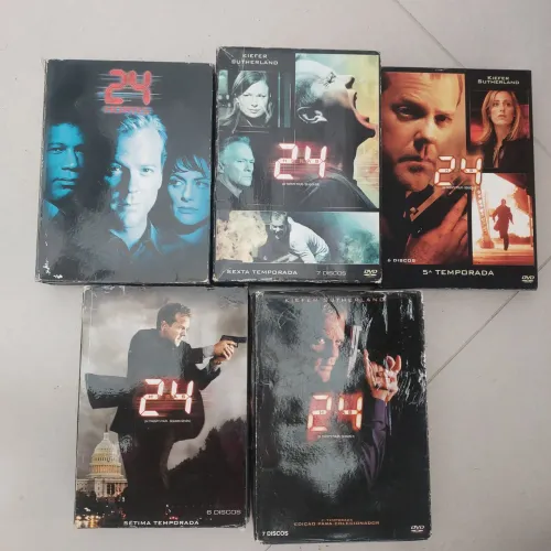 Box série 24H temporada 1,2, 5, 6 e 7 por 100 reais ou 30 cada