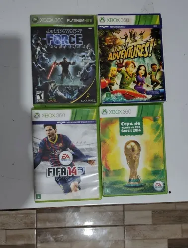 jogos xbox 360 kit 4 jogos todos originais