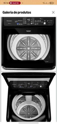 Maquina de lavar 19kg 220v panasonic NOVO EMBALADO