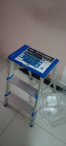 Escada 3 degraus dobrável mor