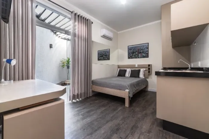 Apartamento Mobiliado em Fernandópolis | 1 Quarto | Próximo a Universidade Brasil