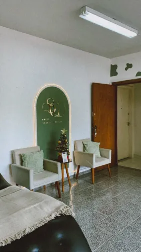 Sala manicure, limpeza de pele 