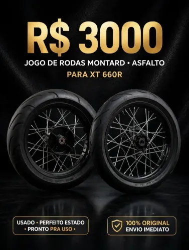 Jogo de rodas Asfalto Montard XT 660r